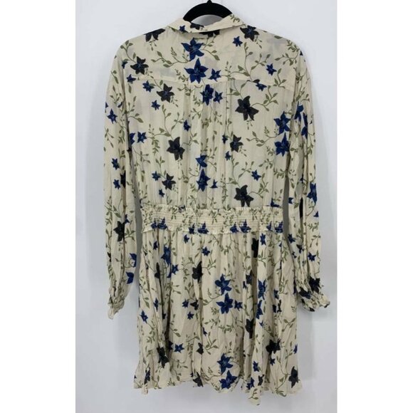 Free People Tea Combo Mini Floral Dress Women New - Picture 7 of 9